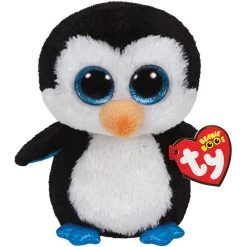 Discount 👍 Ty Beanie Boos™ Waddles Black & White Penguin, Regular ✔️