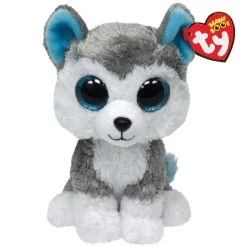 Coupon 😀 Ty Beanie Boos™ Slush Gray 🐶 Dog, Medium 🧨