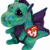 Wholesale 👏 Ty Beanie Boos™ Cinder Green Dragon, Medium 👏 -Copic Shop 10435796