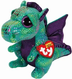 Wholesale 👏 Ty Beanie Boos™ Cinder Green Dragon, Medium 👏