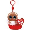 New 😉 Ty Beanie Boos™ Jingly Gingerbread, Clip 🔔 -Copic Shop 10490546 1