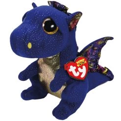 Hot Sale 🤩 Ty Beanie Boos™ Saffire Blue Dragon, Medium ⌛