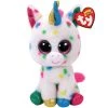 Coupon 😀 Ty Beanie Boos™ Harmonie White Speckled Unicorn, Regular 🥰 -Copic Shop 10559343