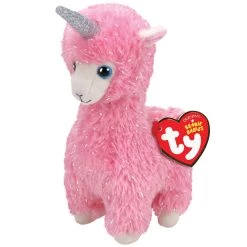 Wholesale 👏 Ty Beanie Babies® Lana Pink Horned Llama, Regular ✔️