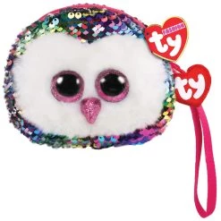 Deals 🧨 Ty Fashion™ Owen Multicolored Owl Sequin Wristlet 🔔