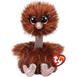 Budget ⭐ Ty Beanie Boos™ Orson Brown Ostrich, Medium 😍
