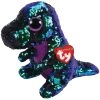 New 🔔 Ty Flippables™ Crunch Green & Purple Sequin Dinosaur, Medium 😍