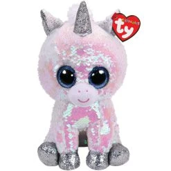 Top 10 😀 Ty Flippables™ Diamond White Sequin Unicorn, Medium 🔔