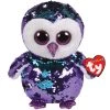 New ⌛ Ty Flippables™ Moonlight Purple Sequin Owl, Medium 🔥 -Copic Shop 10597132 1