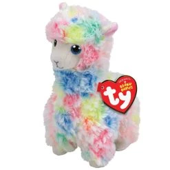 Budget 😉 Ty Beanie Babies® Lola Multicolored Llama, Regular ❤️