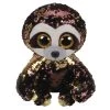Budget 🧨 Ty Flippables™ Dangler Brown Sequin Sloth, Medium 👍 -Copic Shop 10662013 1