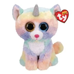 Cheapest 🤩 Ty Beanie Boos™ Heather Rainbow Cat with Horn, Medium 🥰