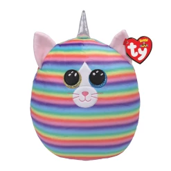 Best reviews of 🔔 Ty Squish-A-Boos™ Heather Rainbow Striped Cat with Horn, Medium ❤️