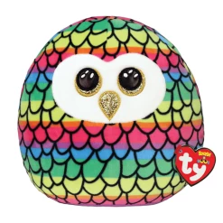 Best Pirce 👏 Ty Squish-A-Boos™ Owen Rainbow Owl, Medium 🔔