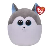 Hot Sale 🧨 Ty Squish-A-Boos™ Slush Gray & White Husky, Medium 🎉