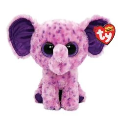 Budget 🤩 Ty Beanie Boos™ Eva Purple Elephant, Regular 😀