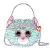 Deals 😉 Ty Fashion Whimsy Sparkly Blue Cat, Sequin Purse 😀 -Copic Shop 10689293 1