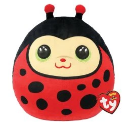 Buy 😍 Ty Squish-A-Boos™ Izzy Black & Red Lady Bug, Medium 🌟