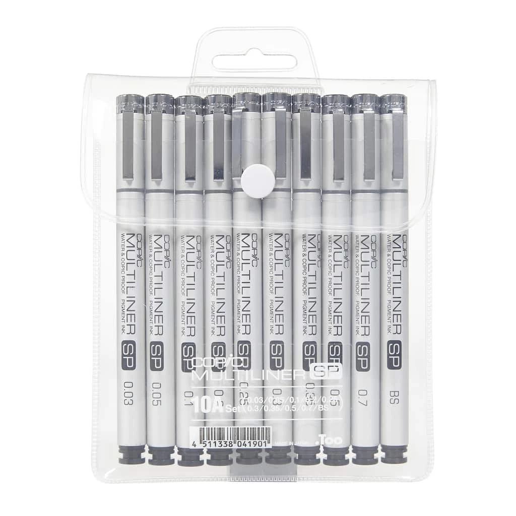 Deals 😀 4 Pack: Copic® Black Multiliner SP Pen Set A ✨ 3 Deals 😀 4 Pack: Copic® Black Multiliner SP Pen Set A ✨