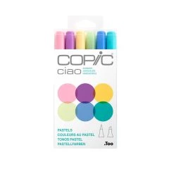 Promo โญ Copic® Ciao Marker Set, 6 Color Pastels ๐