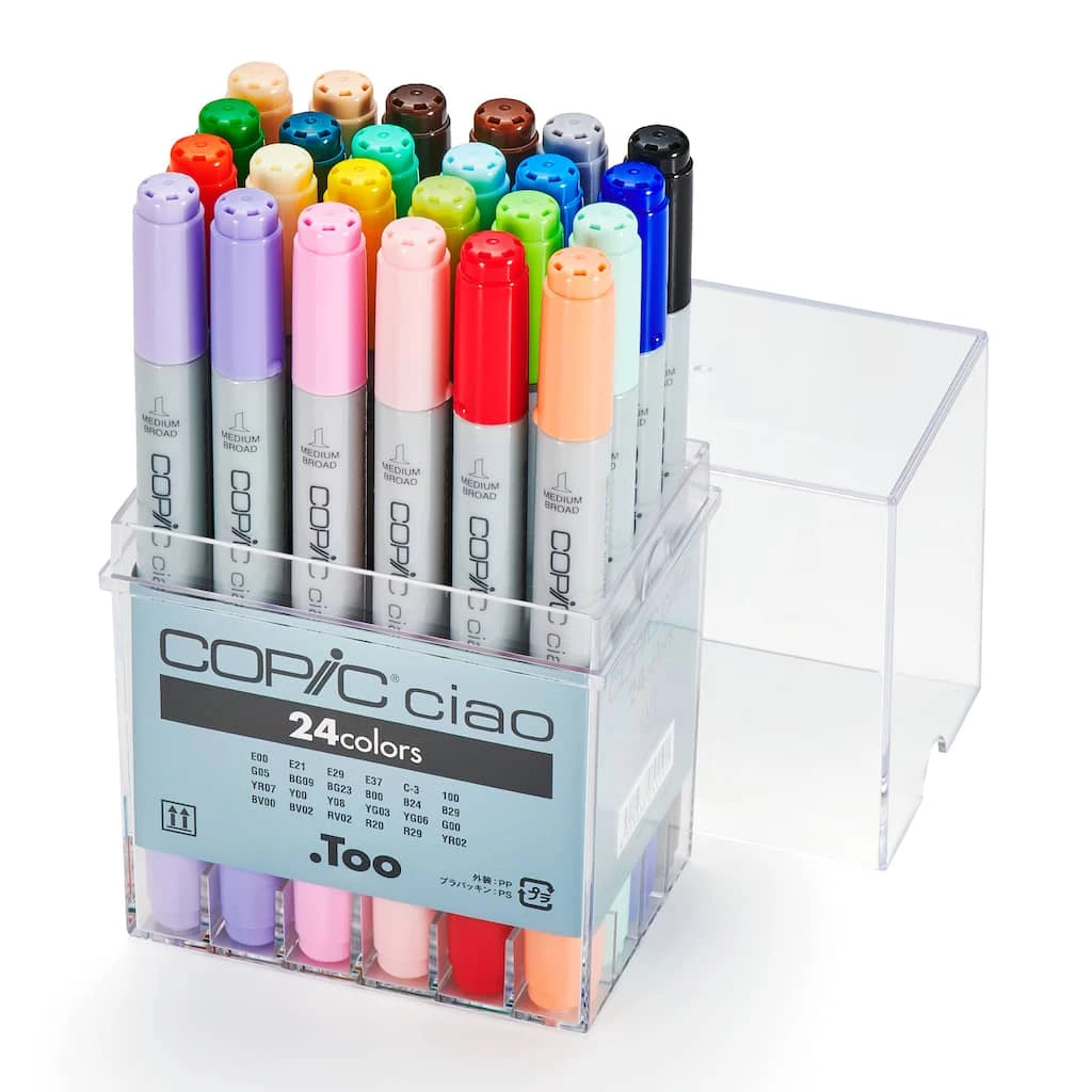Cheapest ๐ฅ 6 Packs: 24 ct. (144 total) Copic® Ciao Marker Set, Basic โ๏ธ 4 Cheapest ๐ฅ 6 Packs: 24 ct. (144 total) Copic® Ciao Marker Set, Basic โ๏ธ - Image 2
