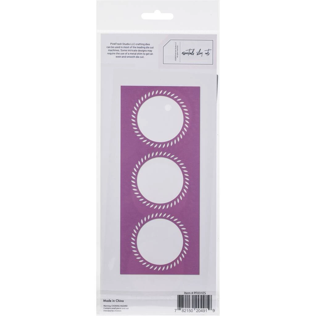 Brand new ๐ Pinkfresh Studio Essentials Slim Braided Circles Die Set ๐ 4 Brand new ๐ Pinkfresh Studio Essentials Slim Braided Circles Die Set ๐ - Image 2