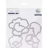 Wholesale ⌛ Pinkfresh Studio Friendship Blooms Die Set 👍 -Copic Shop D394601S 1