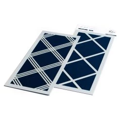 Best Pirce ⭐ Pinkfresh Studio Diamond Plaid Layering Slimline Stencils, 4" x 9" 🛒
