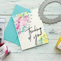 Hot Sale 😉 Pinkfresh Studio Scripted Bold Sentiments 1 Clear Stamp Set 😀 -Copic Shop D394927S 6