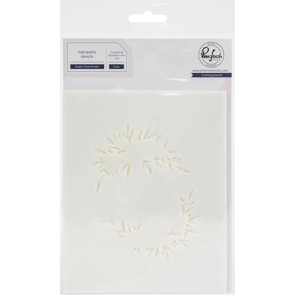 Best deal ๐ Pinkfresh Studio Rustic Floral Wreath Stencils Set ๐ 4 Best deal ๐ Pinkfresh Studio Rustic Floral Wreath Stencils Set ๐ - Image 2