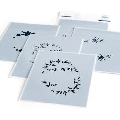 Best deal ๐ Pinkfresh Studio Rustic Floral Wreath Stencils Set ๐