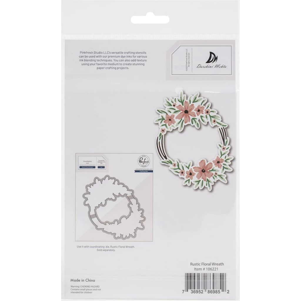 Best deal ๐ Pinkfresh Studio Rustic Floral Wreath Stencils Set ๐ 5 Best deal ๐ Pinkfresh Studio Rustic Floral Wreath Stencils Set ๐ - Image 3