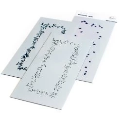 Promo 🧨 Pinkfresh Studio Incredibly Grateful Slimline Stencils 👍