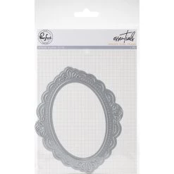 Hot Sale ✔️ Pinkfresh Studio Essentials Ornate Oval Frame Die 👍