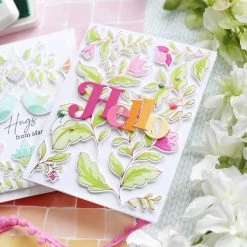 Coupon 👏 Pinkfresh Studio Folk Garden Die ❤️ -Copic Shop D402568S 4