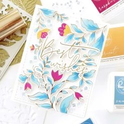 Coupon 👏 Pinkfresh Studio Folk Garden Die ❤️ -Copic Shop D402568S 5