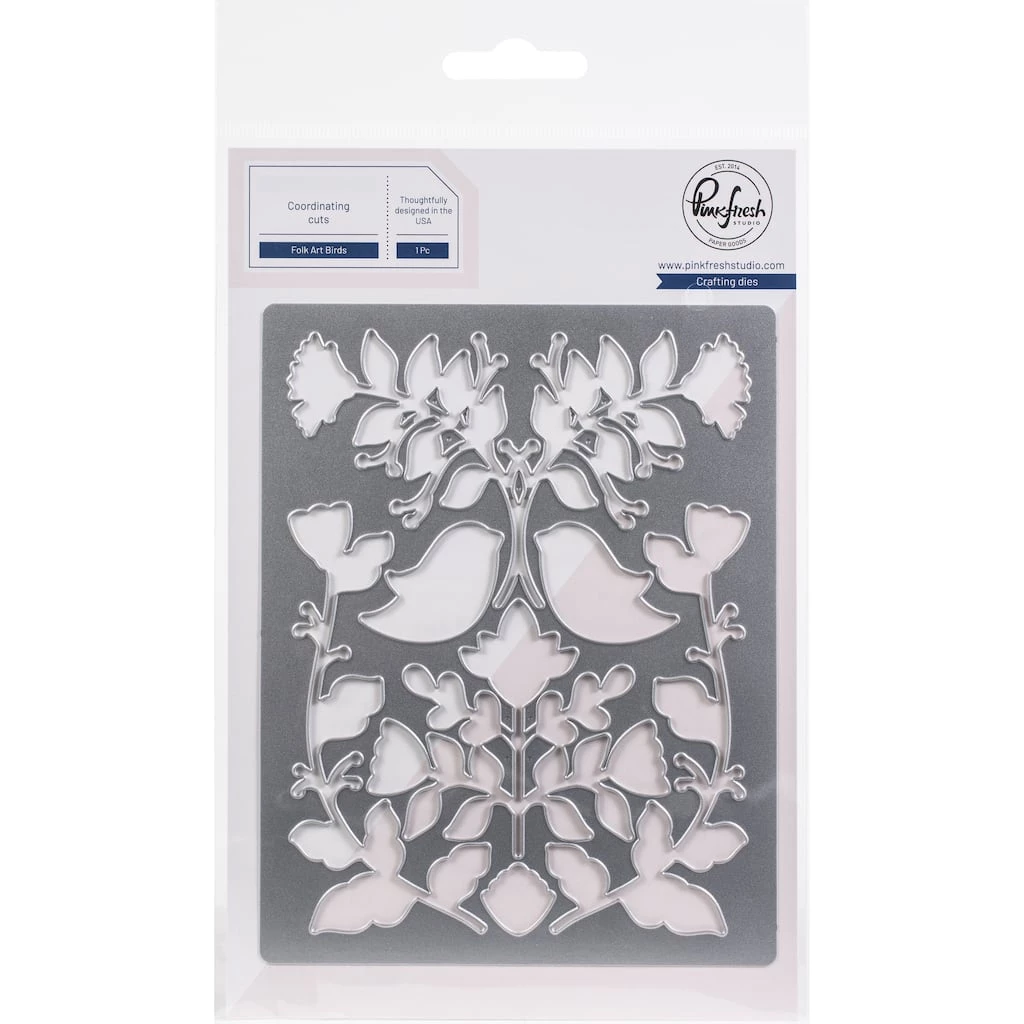 Buy ๐ Pinkfresh Studio Folk Art Birds Die โ๏ธ 3 Buy ๐ Pinkfresh Studio Folk Art Birds Die โ๏ธ