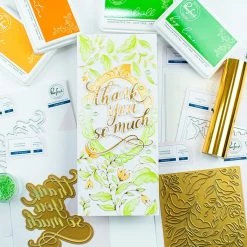 Best deal 🌟 Pinkfresh Studio Folk Garden Hot Foil Plate ✨ -Copic Shop D402720S 4