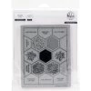 Best deal 🔥 Pinkfresh Studio Pop-Out Hexagons Cling Rubber Background Stamp Set 😀