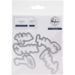 Cheap 👏 Pinkfresh Studio Happy 🎂 Birthday Sentiments Die Set 💯