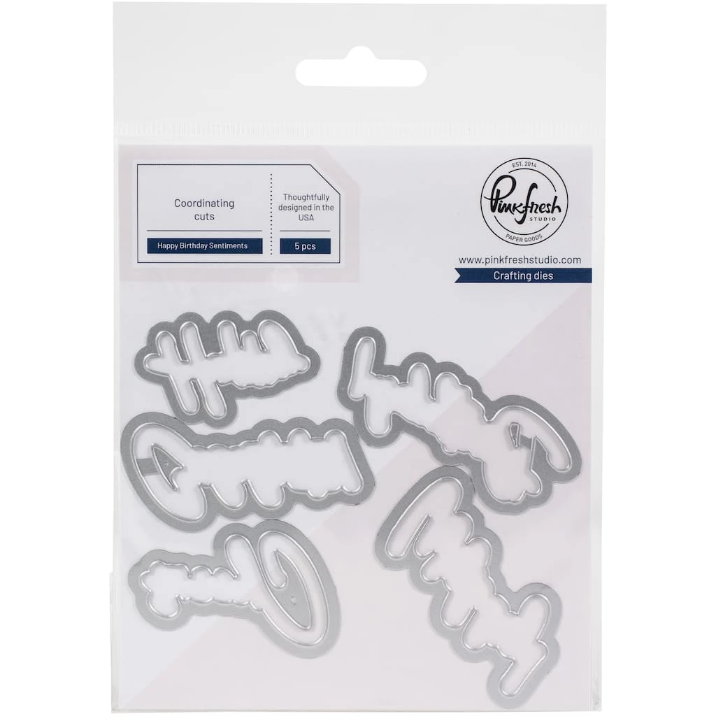 Cheap ๐ Pinkfresh Studio Happy ๐ Birthday Sentiments Die Set ๐ฏ 3 Cheap ๐ Pinkfresh Studio Happy ๐ Birthday Sentiments Die Set ๐ฏ