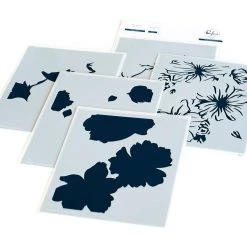 Promo ⭐ Pinkfresh Studio Floral Focus Layering Stencils 👍