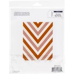 Buy 🔔 Pinkfresh Studio Chevron Background Cling Rubber Stamp Set 😀 -Copic Shop D403510S 4