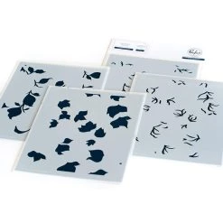 New ✨ Pinkfresh Studio Bougainvillea Print Layering Stencil Set 🛒