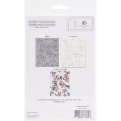 New ✨ Pinkfresh Studio Bougainvillea Print Layering Stencil Set 🛒 -Copic Shop D404004S 3