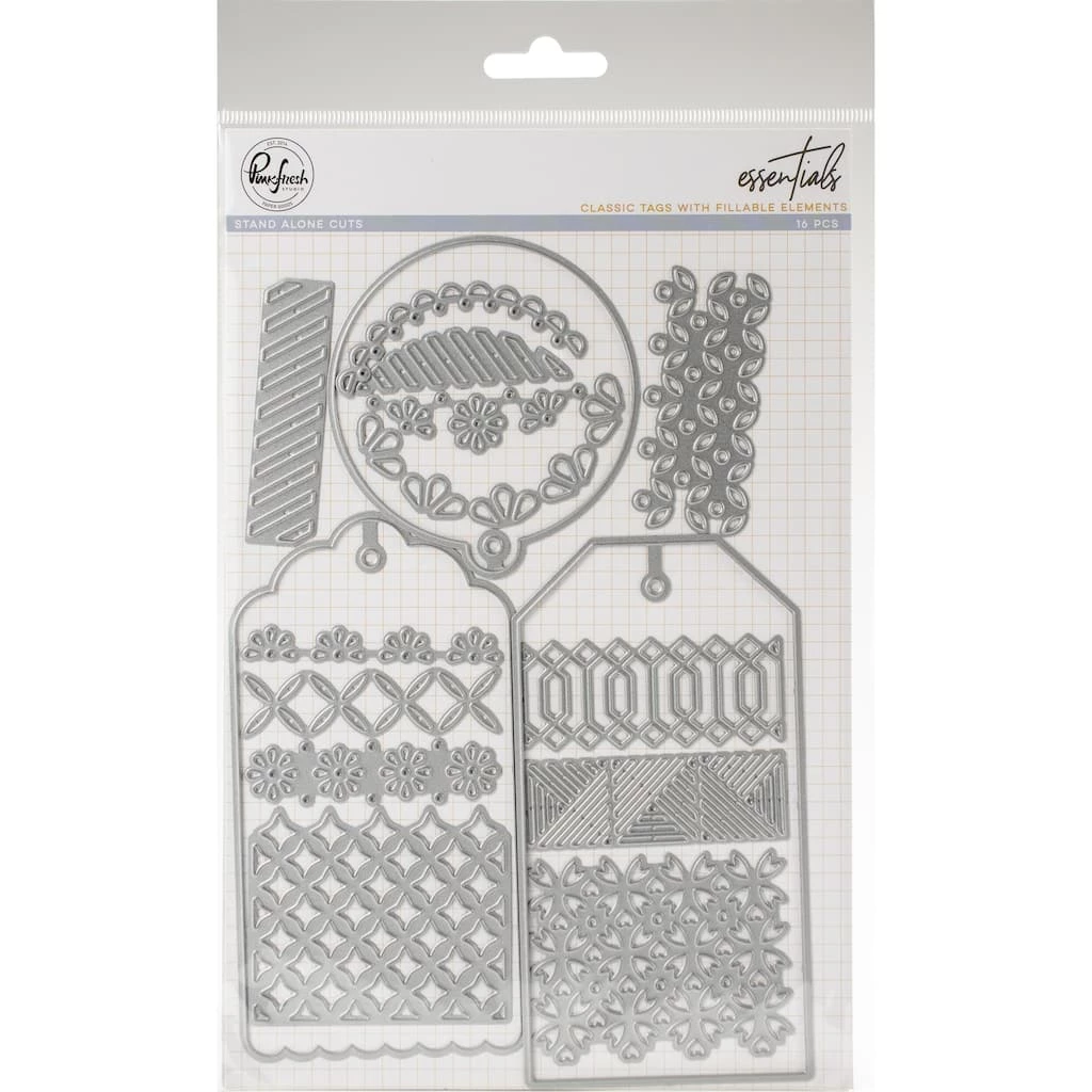 Discount ⭐ Pinkfresh Studio Essentials Classic Tags With Fillable Elements Die Set ❤️ 3 Discount ⭐ Pinkfresh Studio Essentials Classic Tags With Fillable Elements Die Set ❤️