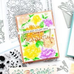 Best Sale ⭐ Pinkfresh Studio Flower Garden Clear Stamp Set 😉 -Copic Shop D404406S 5