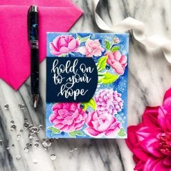 Best Sale ⭐ Pinkfresh Studio Flower Garden Clear Stamp Set 😉 -Copic Shop D404406S 7