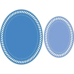 Cheapest ❤️ Pinkfresh Studio Essentials Braided Oval Die Set ⌛ -Copic Shop D404428S 2