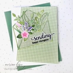 Discount 💯 Pinkfresh Studio Leafy Envelope Die ⭐ -Copic Shop D409256S 6